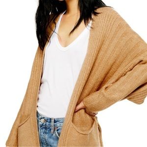 Topshop Camel Cardigan